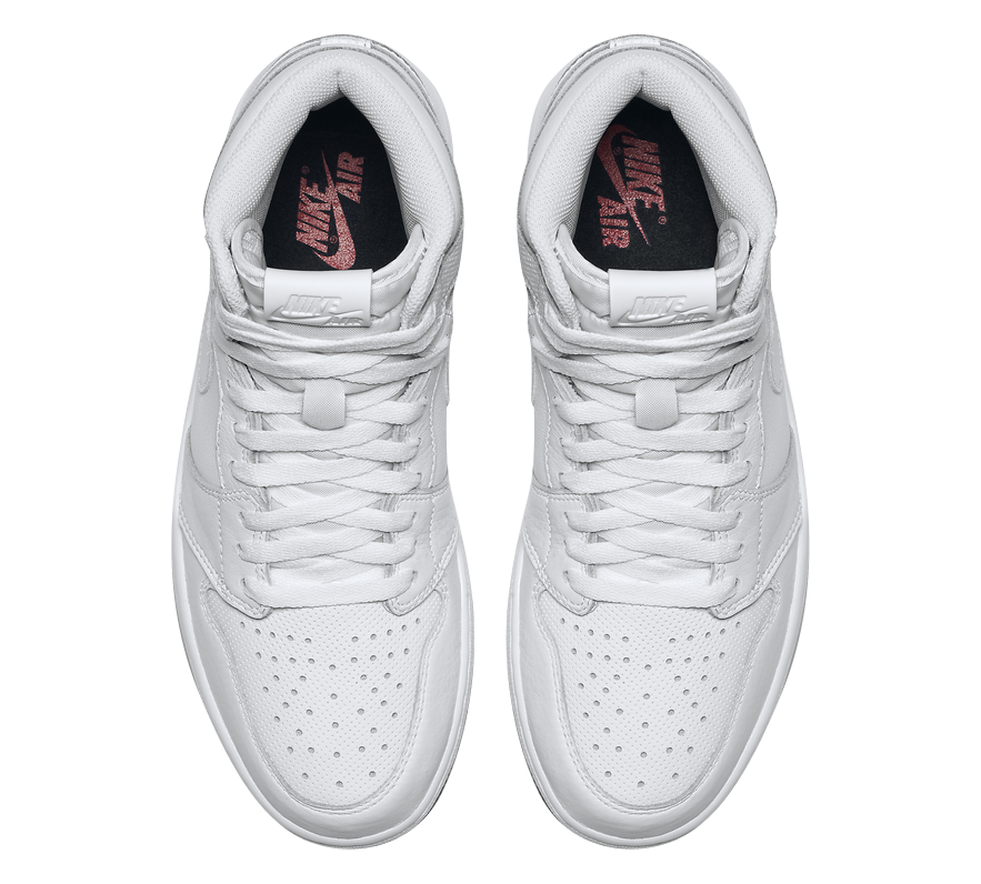 Jordan 1 2024 retro white perforated