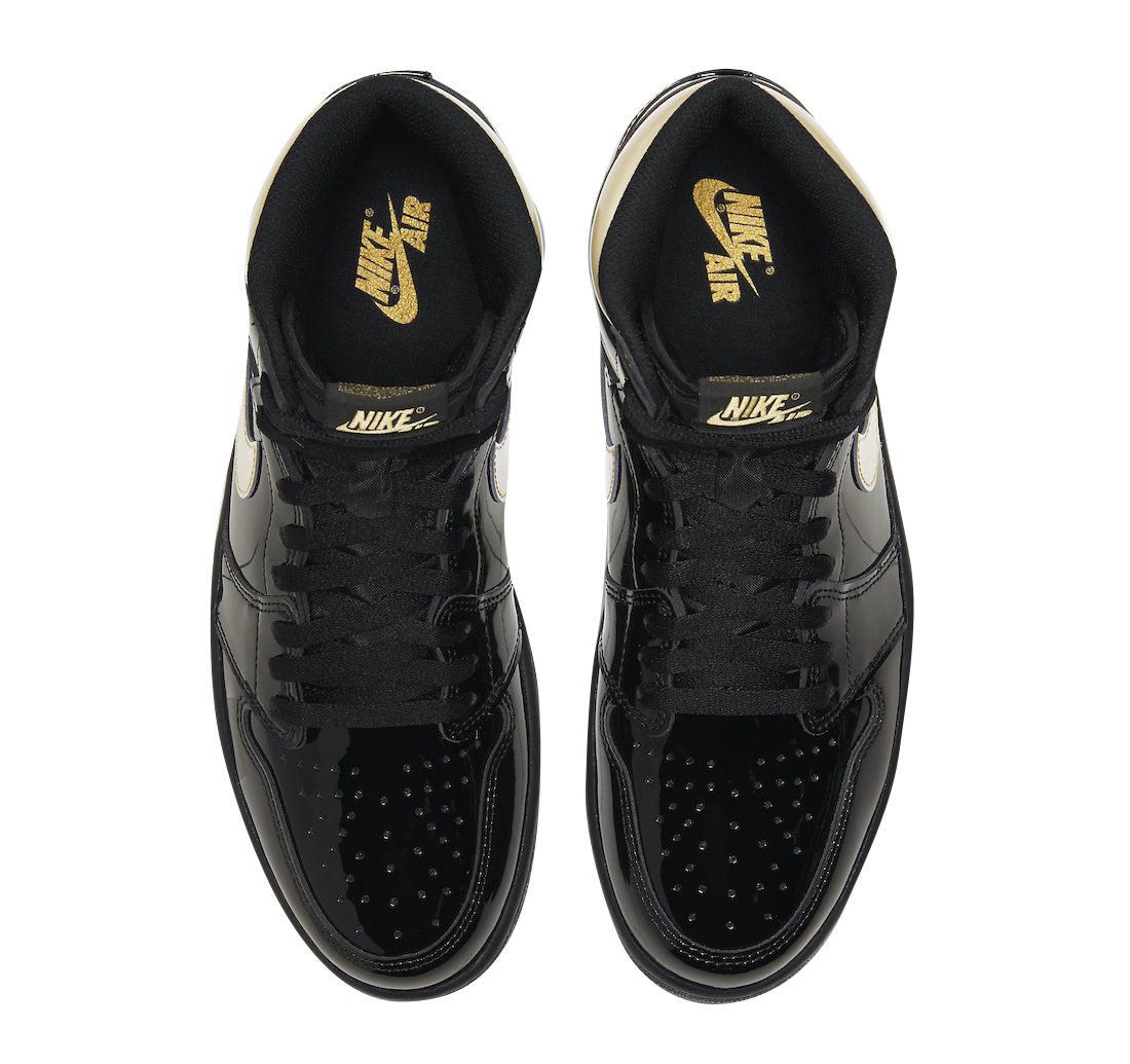 Air Jordan 1 High OG Black Metallic Gold 555088-032