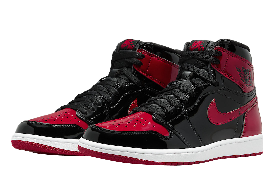 Air Jordan 1 High OG Bred Patent 555088-063