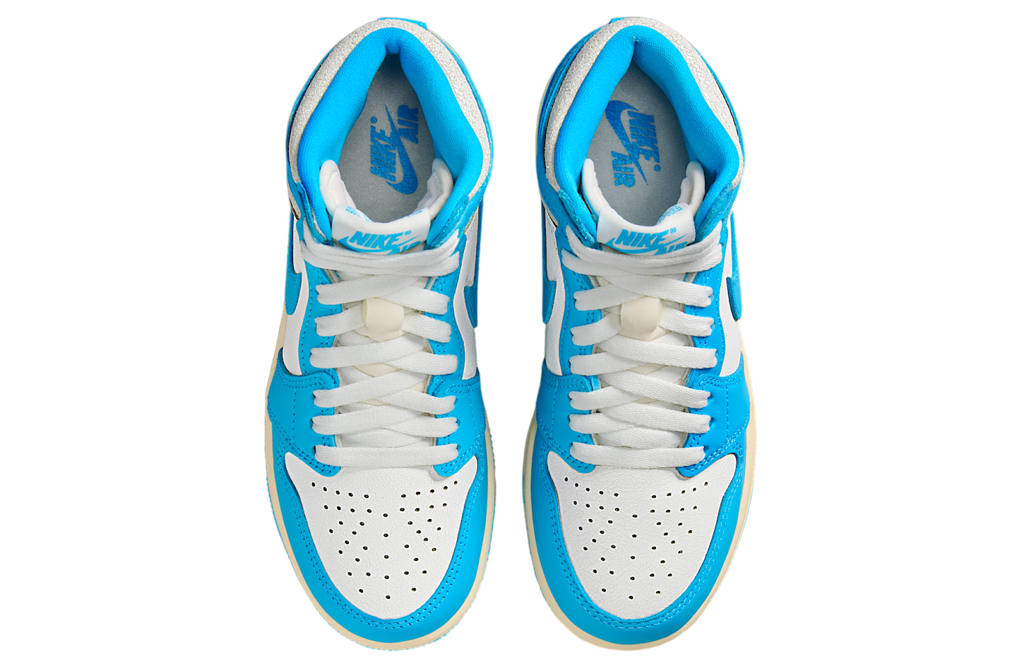 Air Jordan 1 High Og Unc Reimagined Gs Dark Powder Blue / Sail