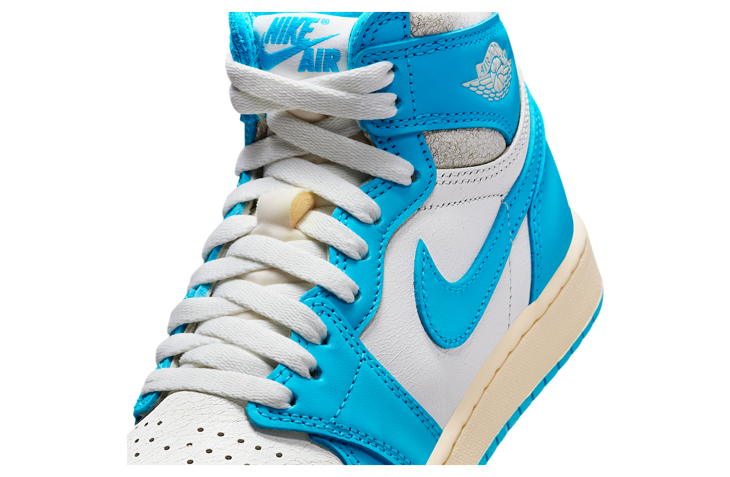 Air Jordan 1 High Og Unc Reimagined Gs Dark Powder Blue / Sail
