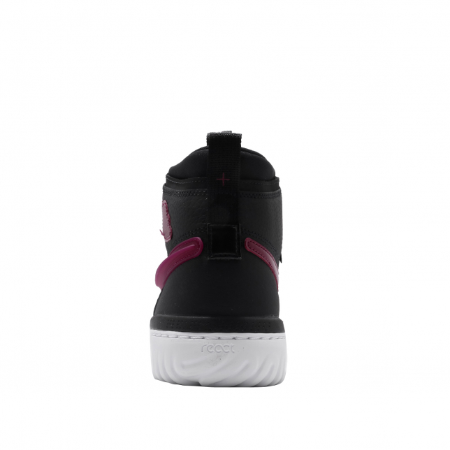 Air Jordan 1 High React Black Noble Red