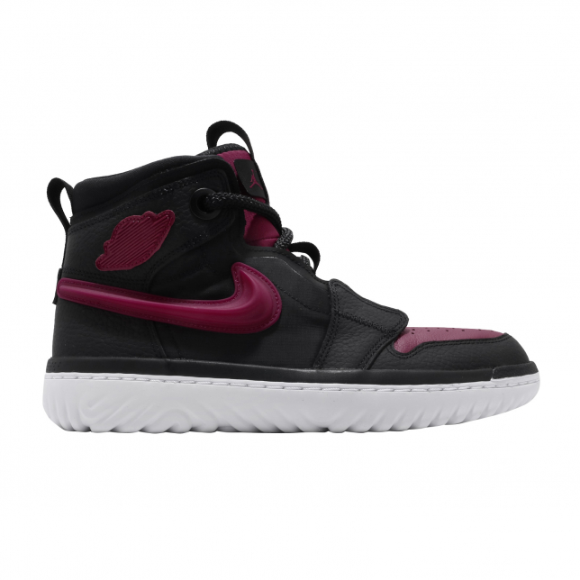 Air Jordan 1 High React Black Noble Red