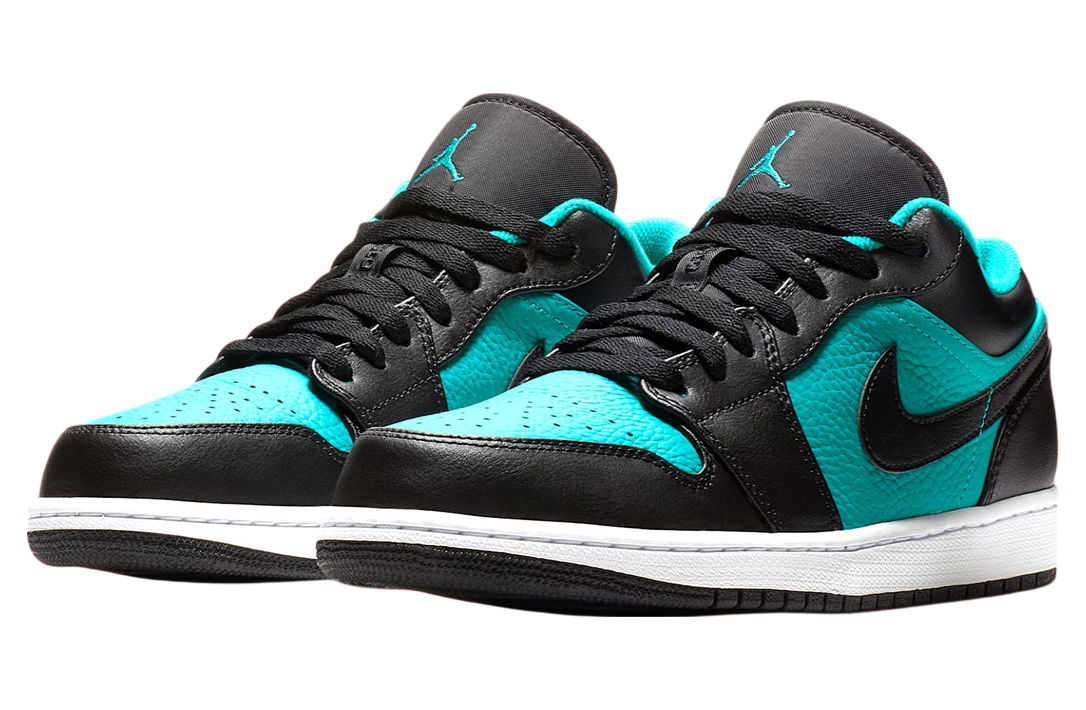 Air Jordan 1 Low Black / Aqua