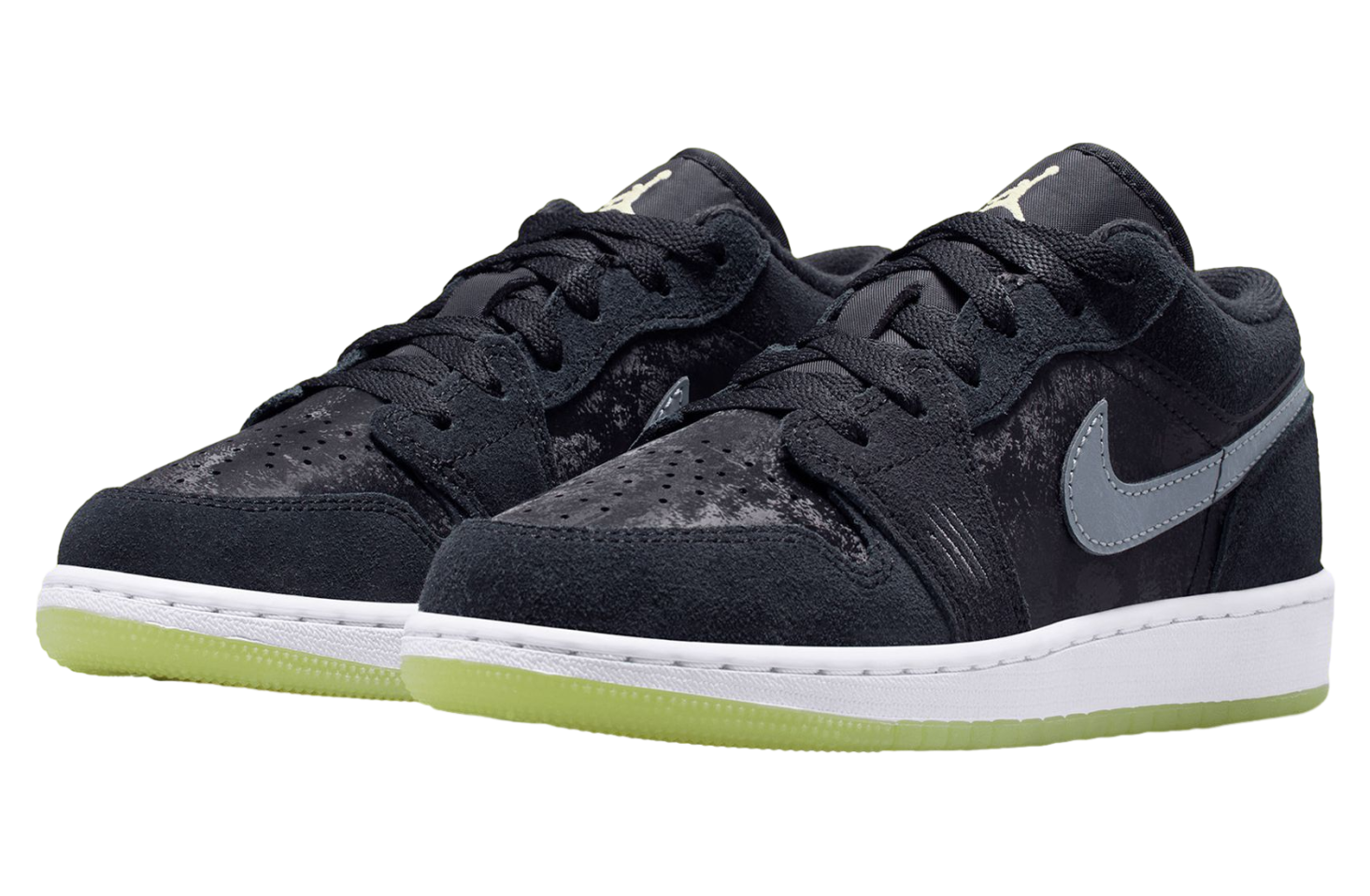 Air Jordan 1 Low Black / Barely Volt