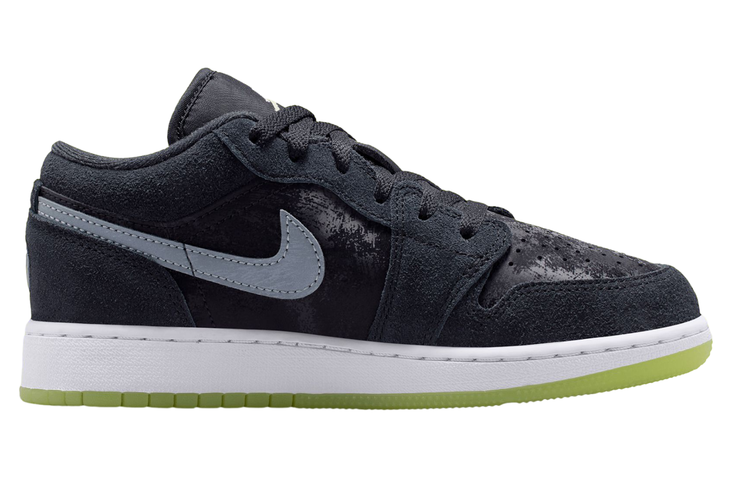 Air Jordan 1 Low Black / Barely Volt