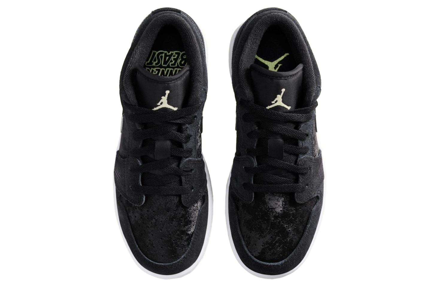 Air Jordan 1 Low Black / Barely Volt