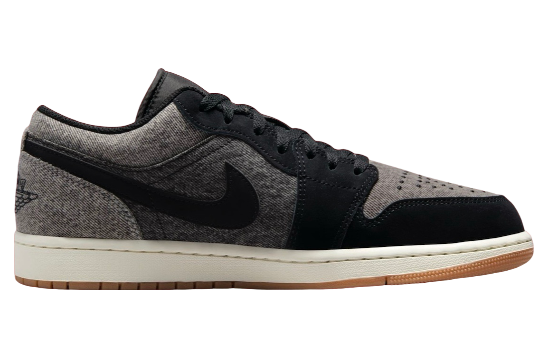 Air Jordan 1 Low Black Denim