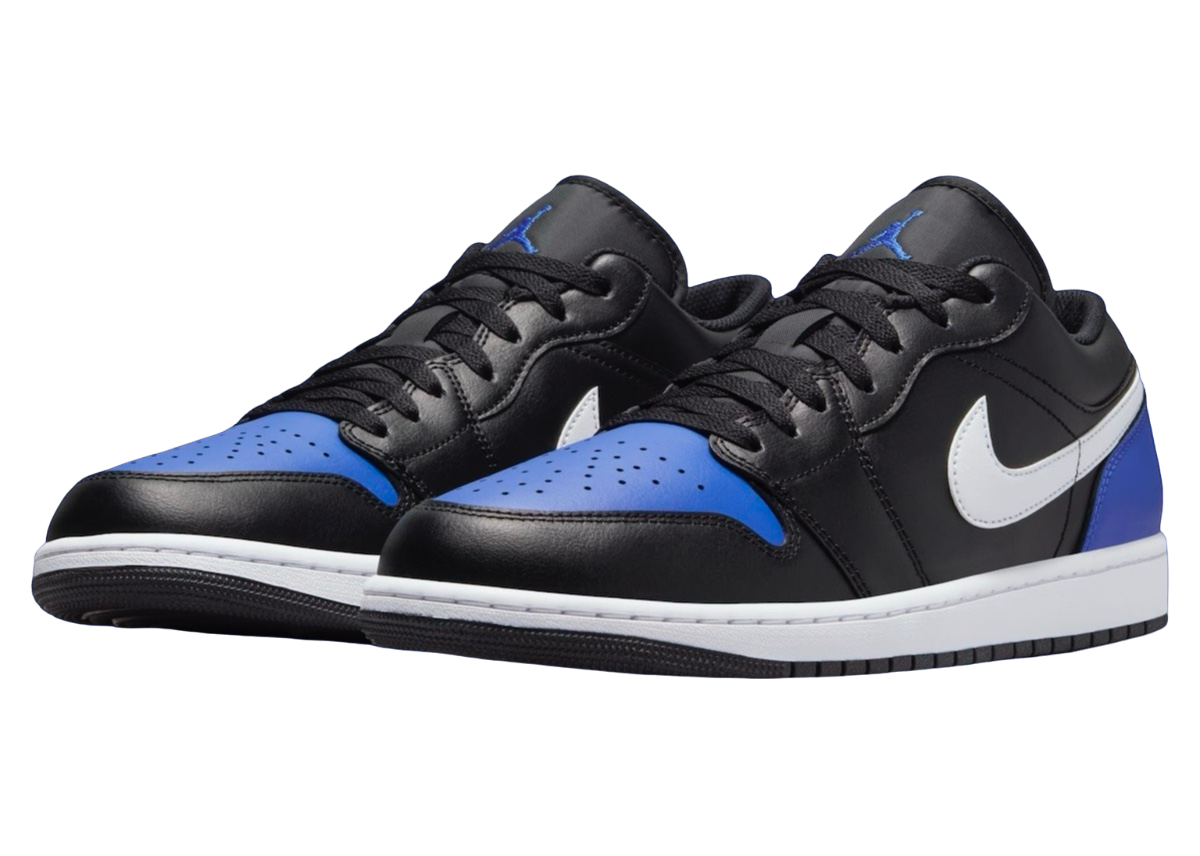 Air Jordan 1 Low Black Royal Toe