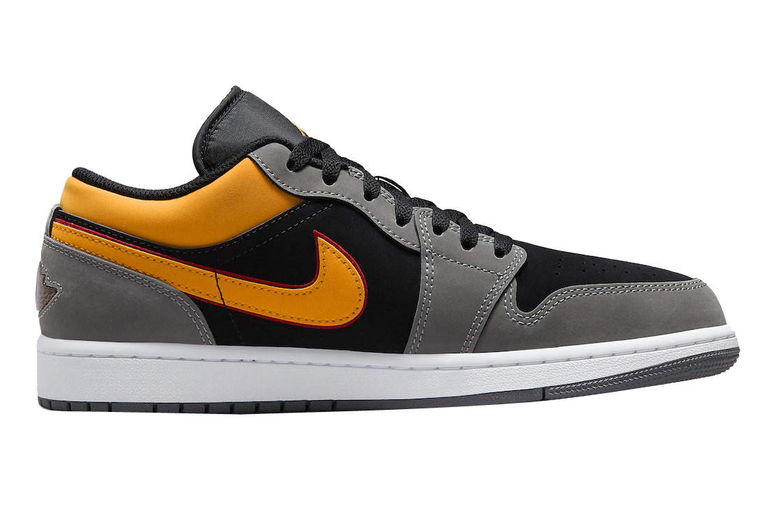 Air Jordan 1 Low Black Vivid Orange FN7308-008