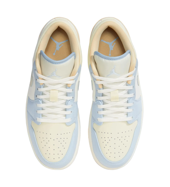 Air Jordan 1 Low Blue Coconut Milk - Sep 2024 - HQ4186-111