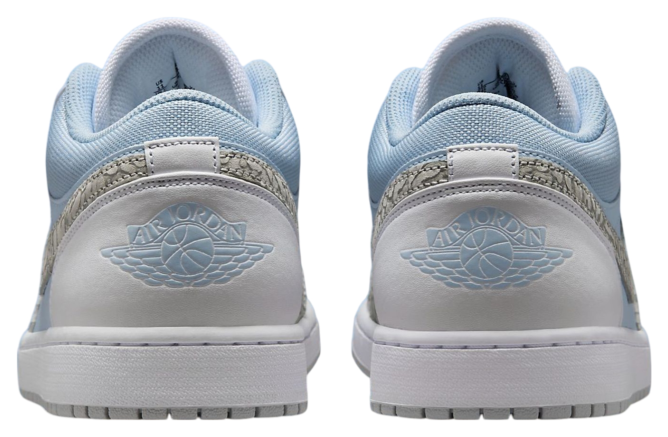 Air Jordan 1 Low Blue Tint Elephant Print