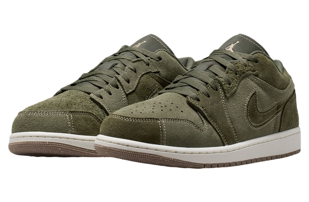 Air Jordan 1 Low Cargo Khaki / White