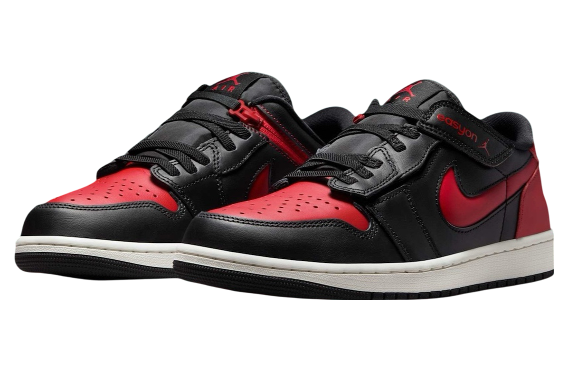 Air Jordan 1 Low Easyon Bred Black / Summit White