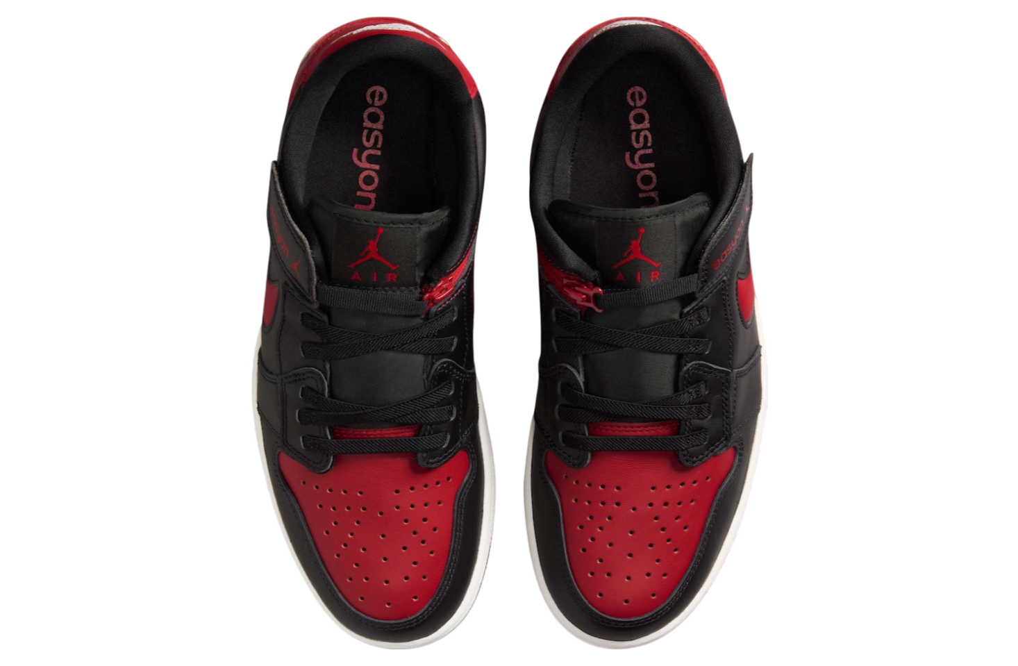 Air Jordan 1 Low Easyon Bred Black / Summit White