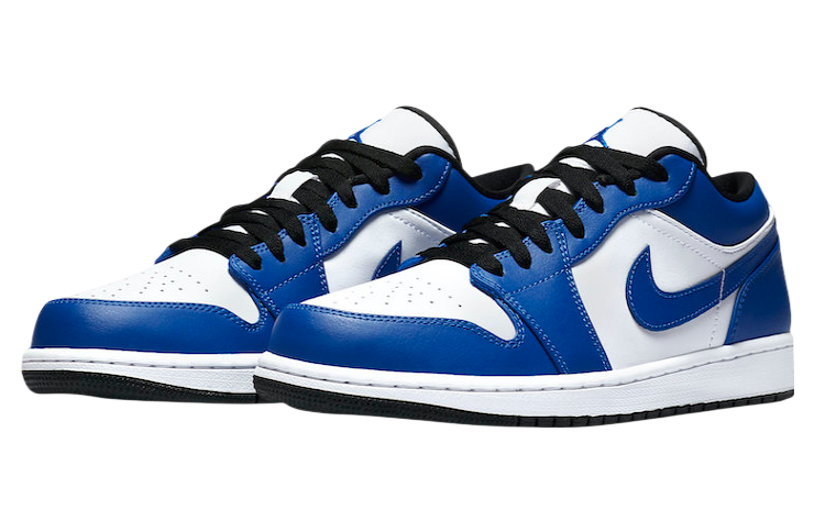 エア ジョーダン 1 LOW \"Game \" NIKE☆AIR JORDAN 1 LOW☆BLACK/GAME ROYAL/METALLIC PLATINUM
