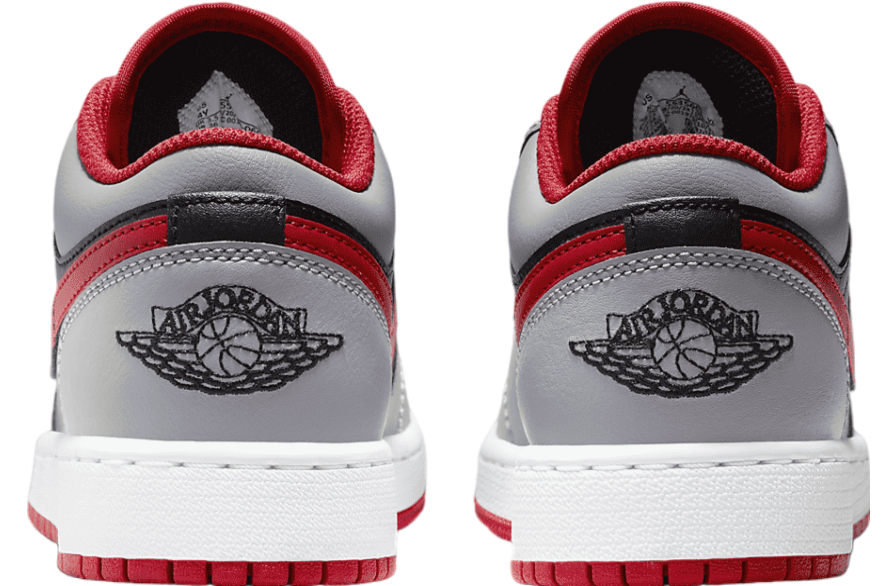 Air Jordan 1 Low GS Black / Cement Grey / Fire Red