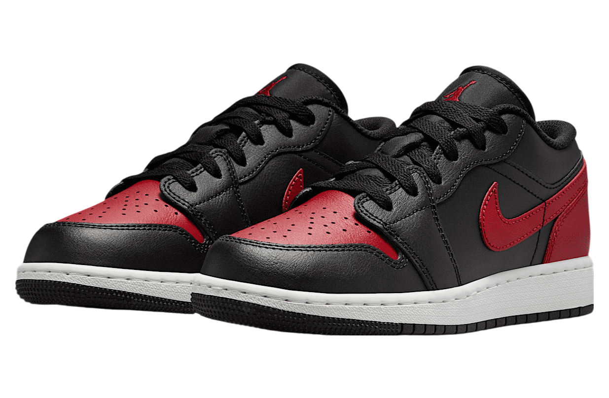 Air Jordan 1 Low GS Black / Summit White / Varsity Red