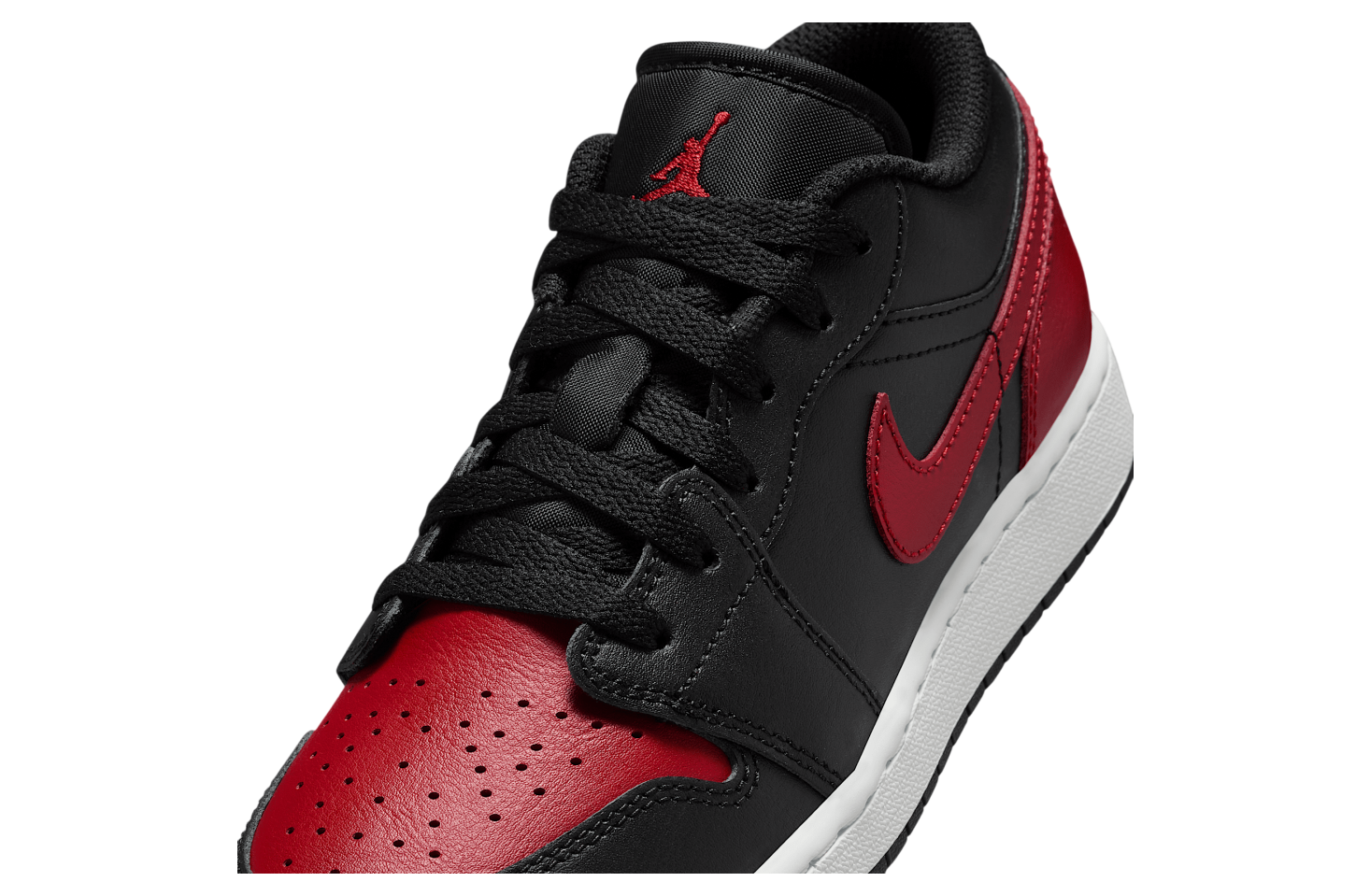 Air Jordan 1 Low GS Black / Summit White / Varsity Red