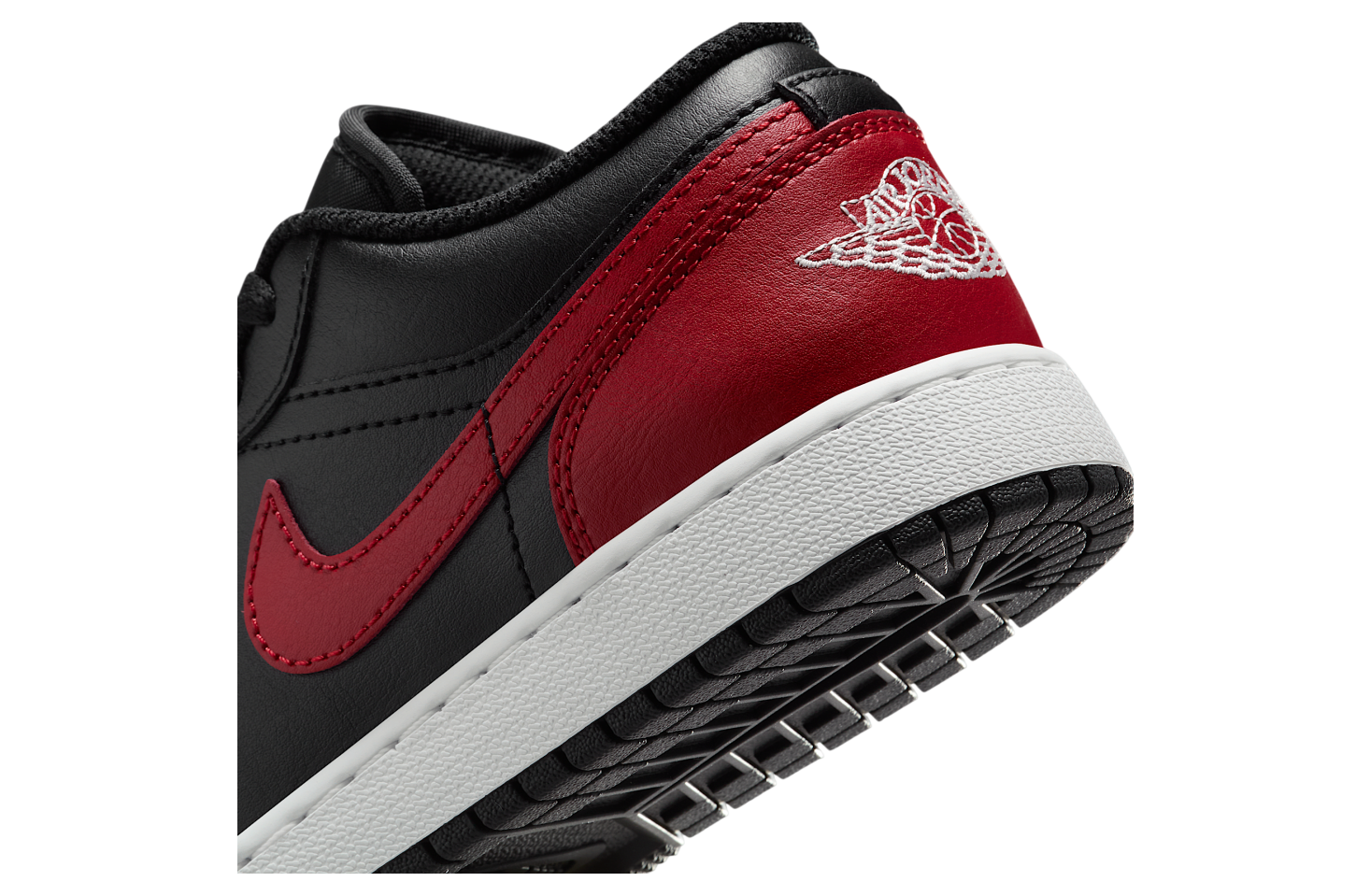 Air Jordan 1 Low GS Black / Summit White / Varsity Red