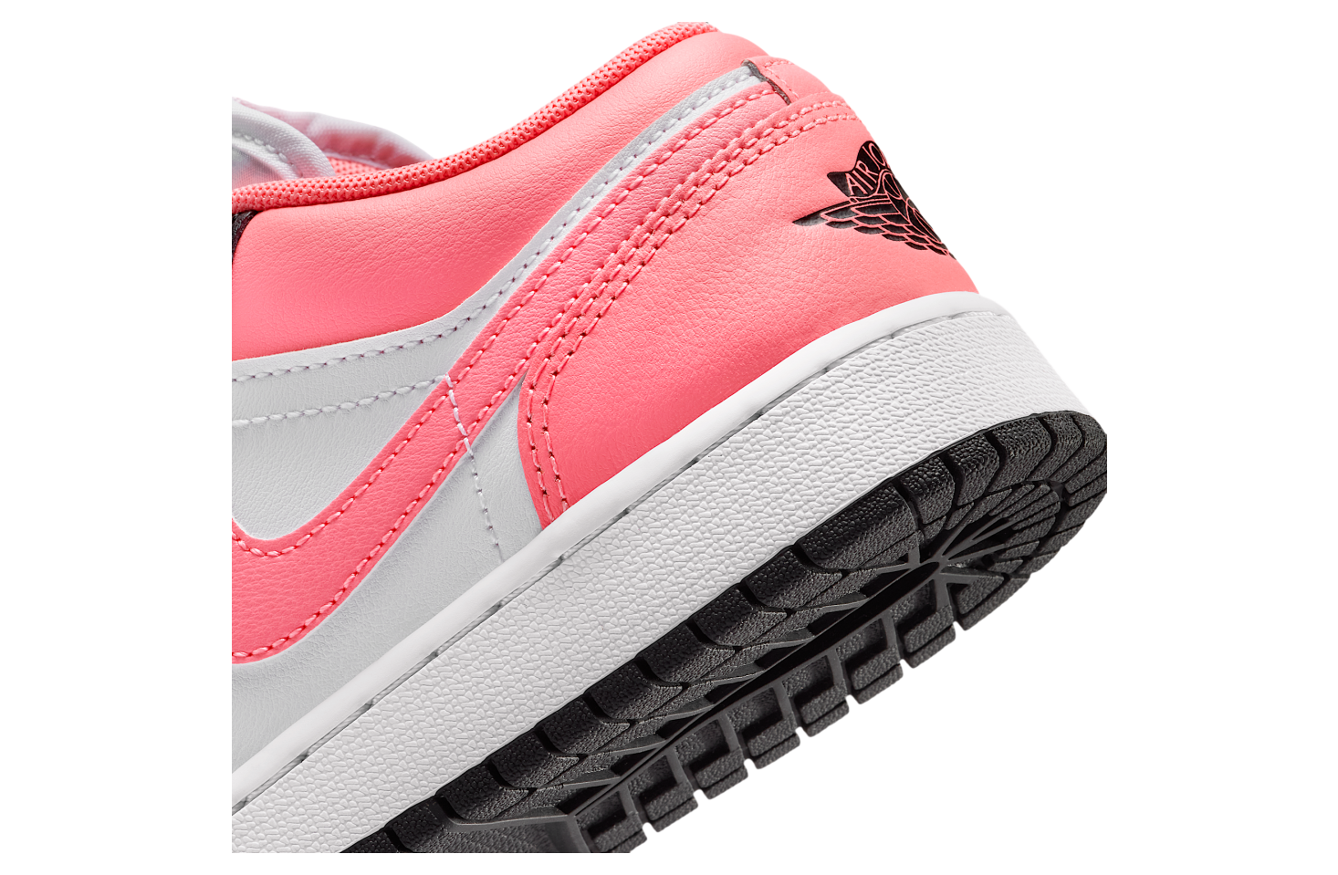 Air Jordan 1 Low GS Black / White / Pink Gaze