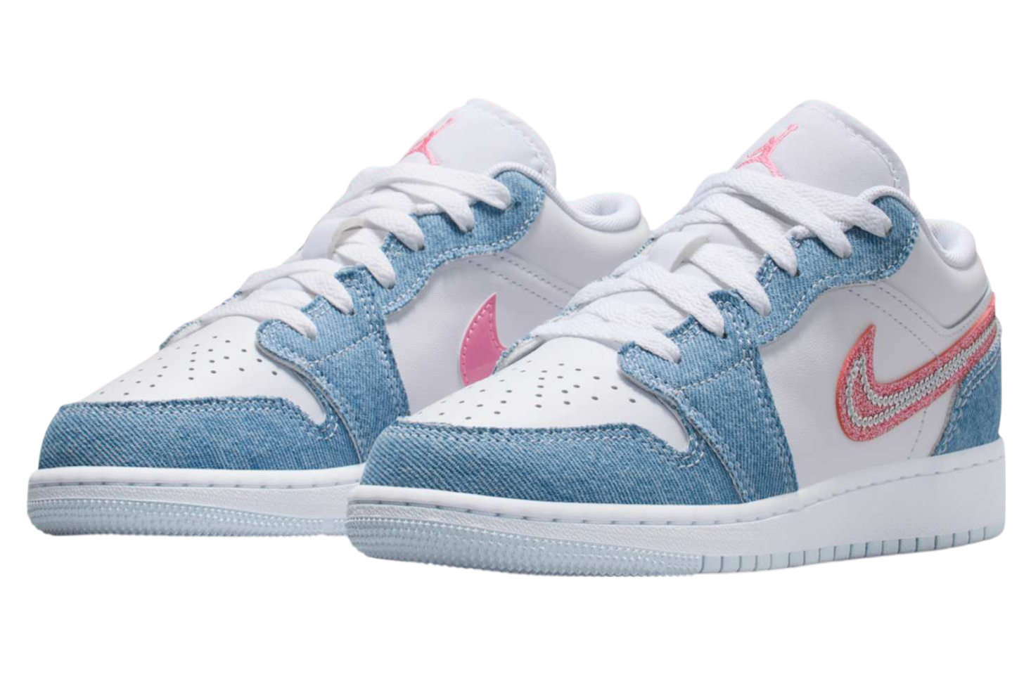 Air Jordan 1 Low Gs Denim Sequin