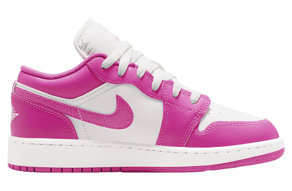 Air Jordan 1 Low GS Fire Pink / White