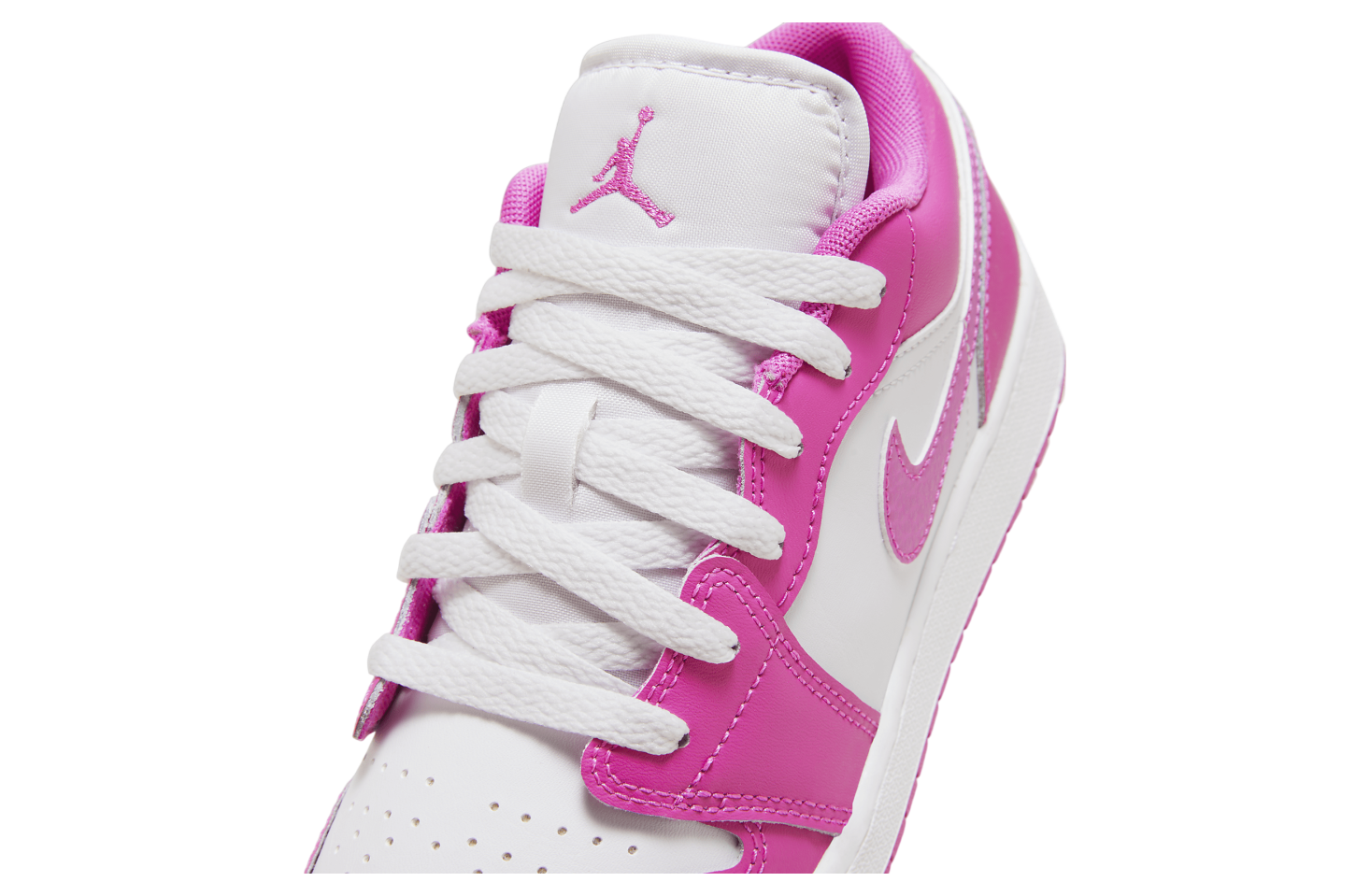 Air Jordan 1 Low GS Fire Pink / White