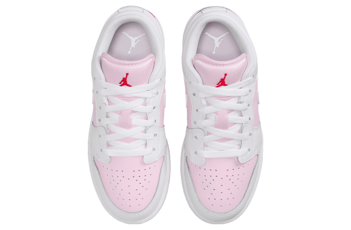 Air Jordan 1 Low GS Pink Foam / Fire Red