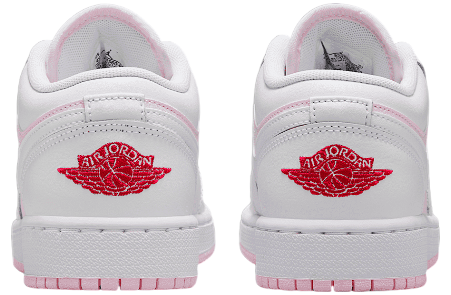 Air Jordan 1 Low GS Pink Foam / Fire Red