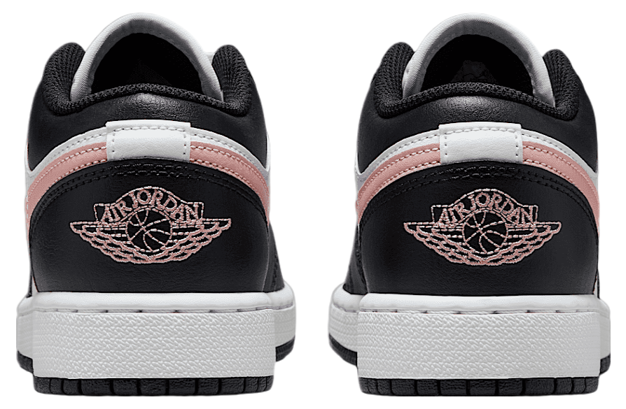 Air Jordan 1 Low Gs White / Black / Rust Pink