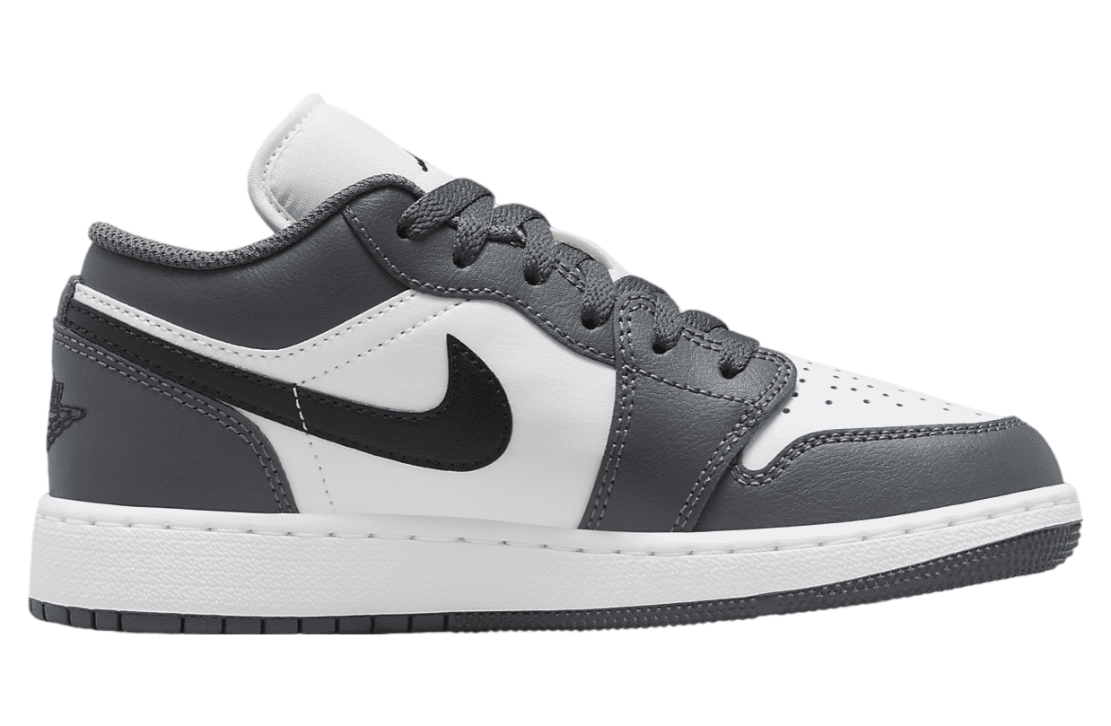 Air Jordan 1 Low GS White / Iron Grey