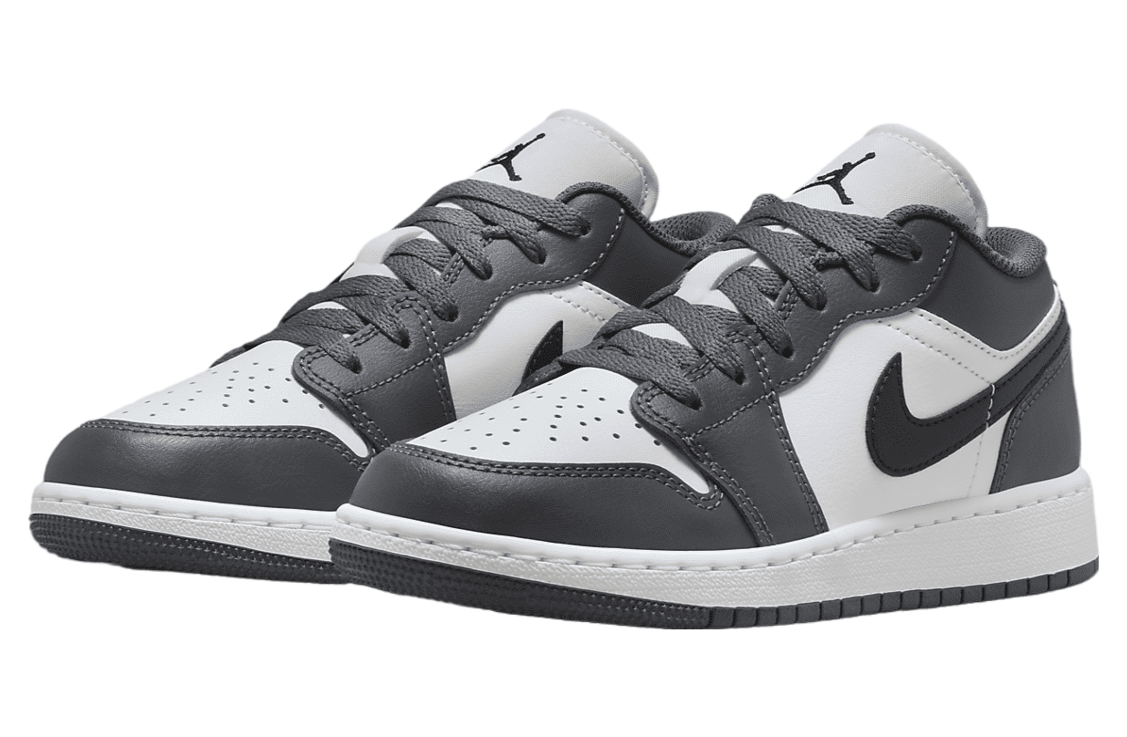 Air Jordan 1 Low GS White / Iron Grey