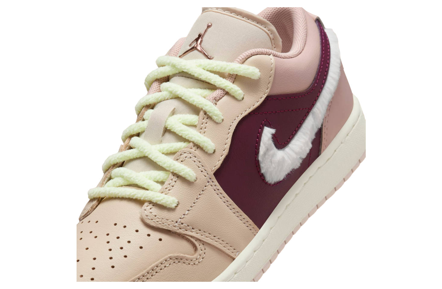 Air Jordan 1 Low Legend Light Brown / Pink Oxford