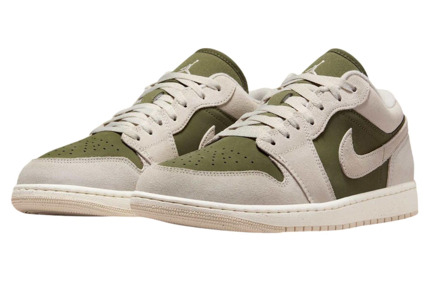 Air Jordan 1 Low Medium Olive / Sail