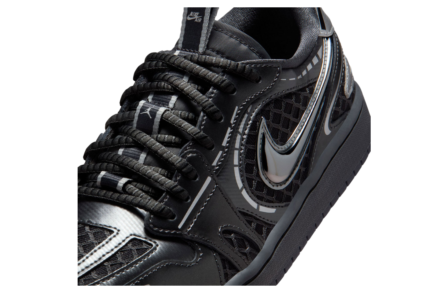 Air Jordan 1 Low Method Of Make V3 Wmns Black / Silver
