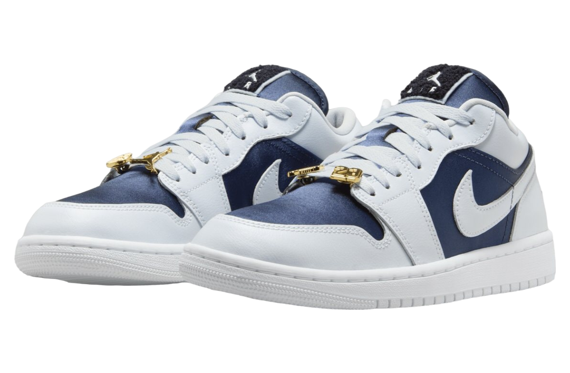 Air Jordan 1 Low Midnight Navy / Football Grey