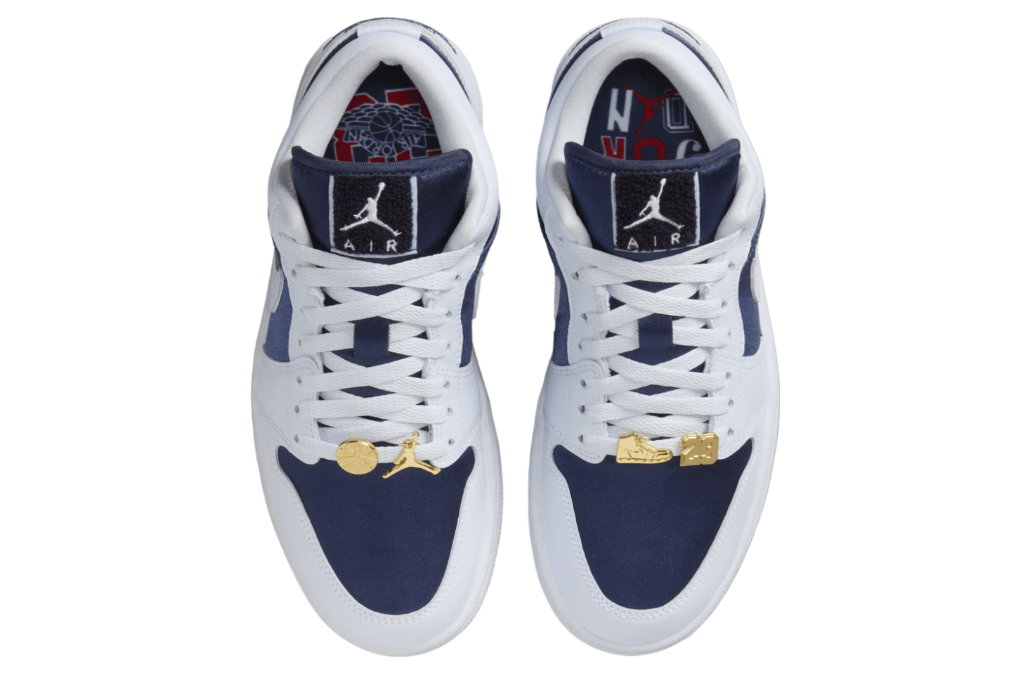 Air Jordan 1 Low Midnight Navy / Football Grey