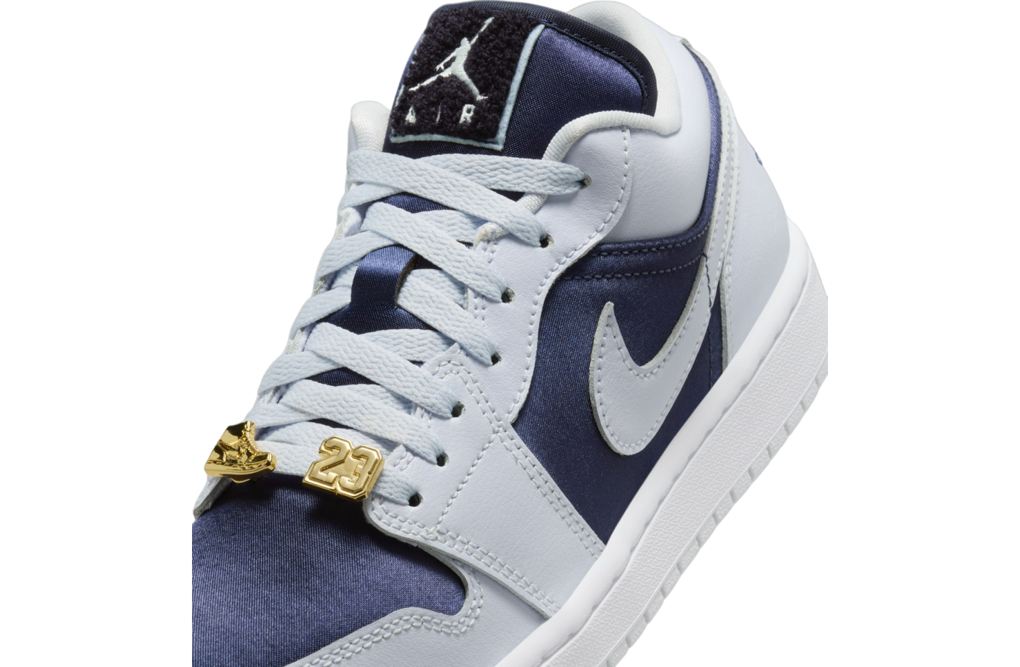 Air Jordan 1 Low Midnight Navy / Football Grey