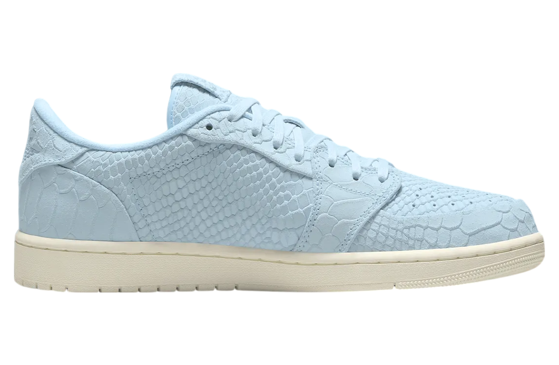 Air Jordan 1 Low Ns Ice Blue Python