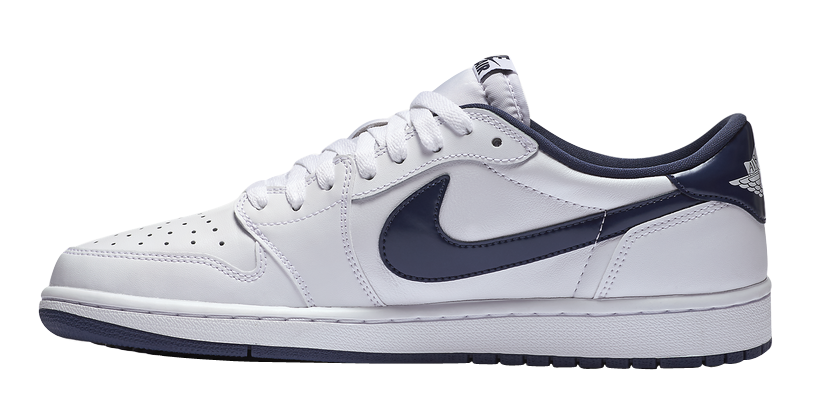 Air Jordan 1 Low OG - White/Midnight Navy