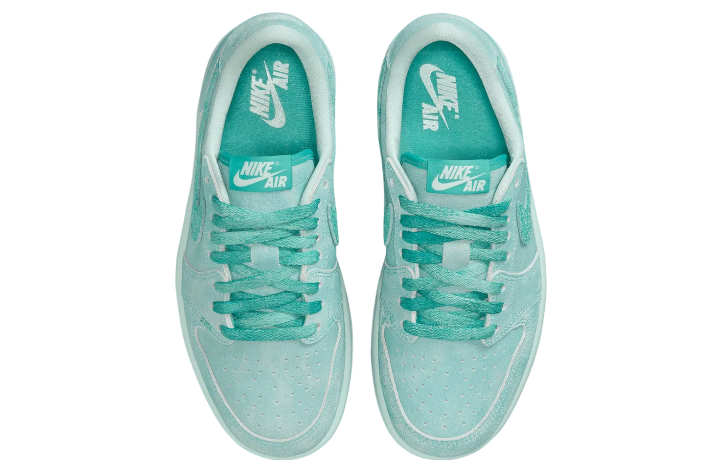 Air Jordan 1 Low OG WMNS Washed Teal / Igloo - Jun 2025