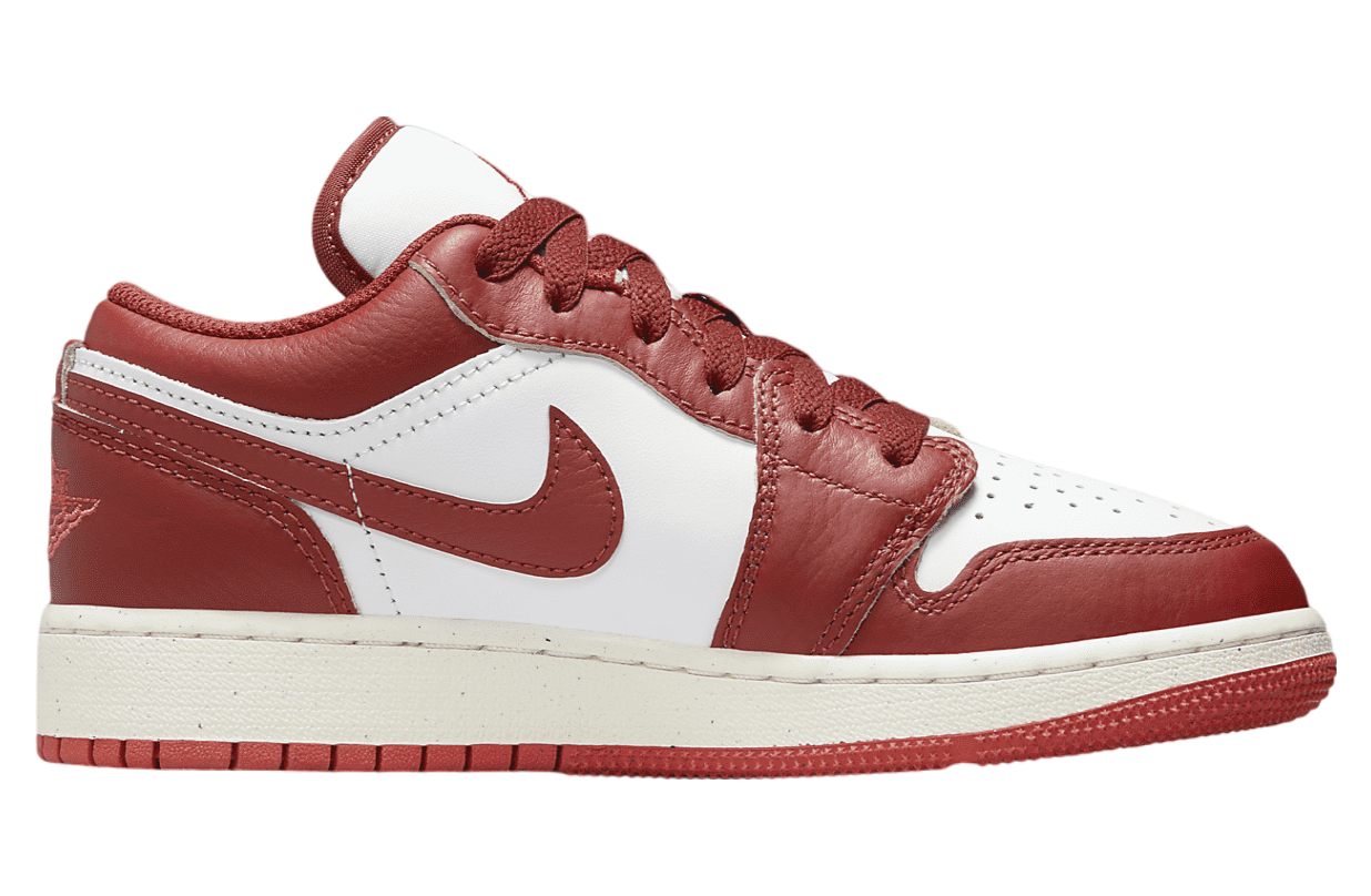 Air Jordan 1 Low SE GS White / Lobster / Dune Red