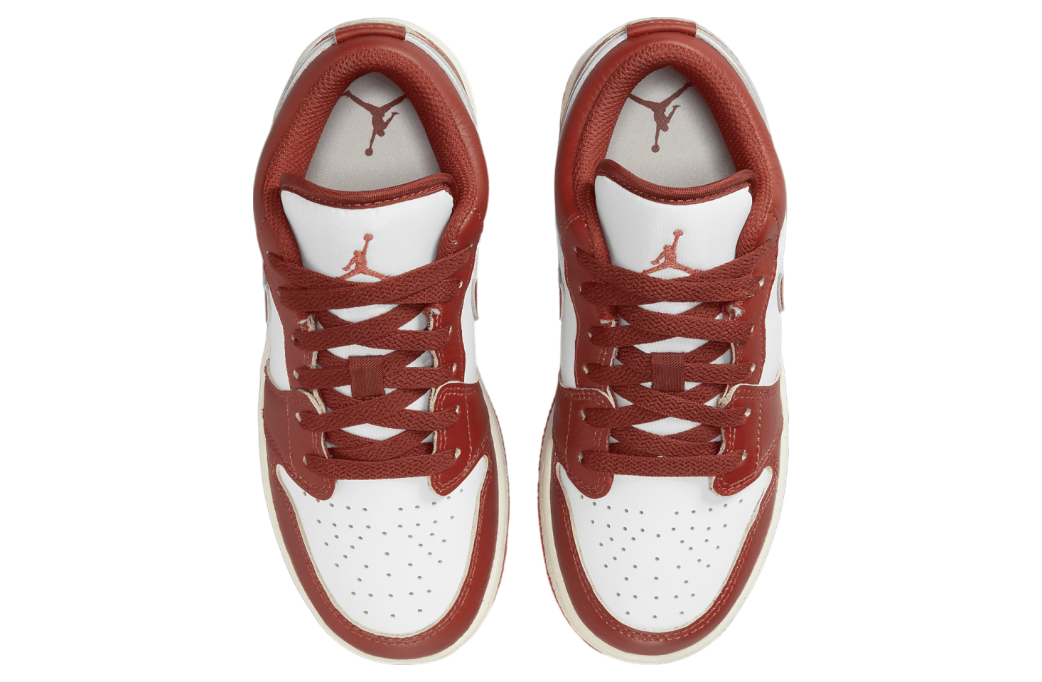 Air Jordan 1 Low SE GS White / Lobster / Dune Red