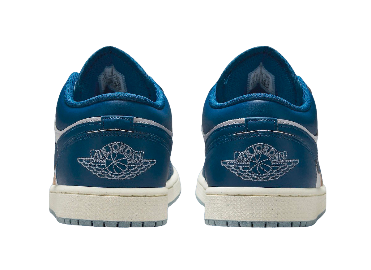 Air Jordan 1 Low SE White Industrial Blue - Apr 2024 - FN5214-141 ...