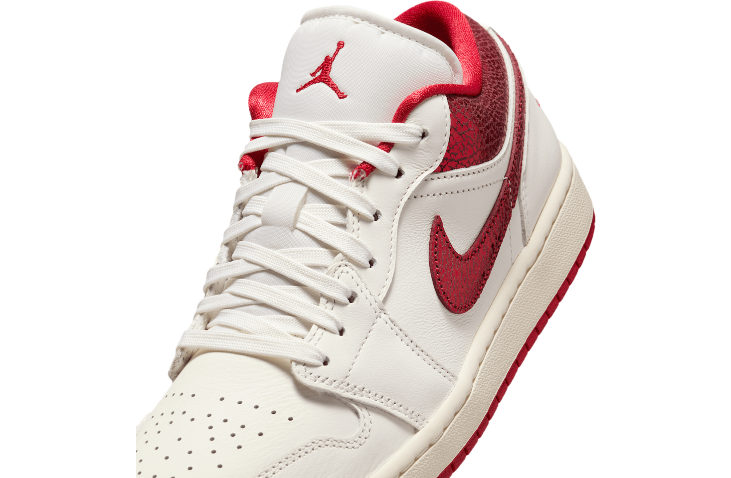 Air Jordan 1 Low SE WMNS Sail / Team Red - Apr 2025 - HJ9338