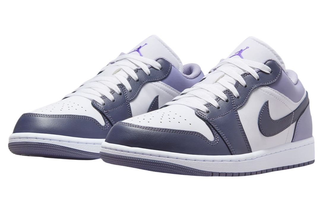 Air Jordan 1 Low White / Purple