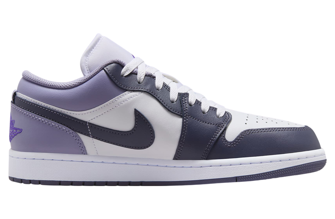 Air Jordan 1 Low White / Purple