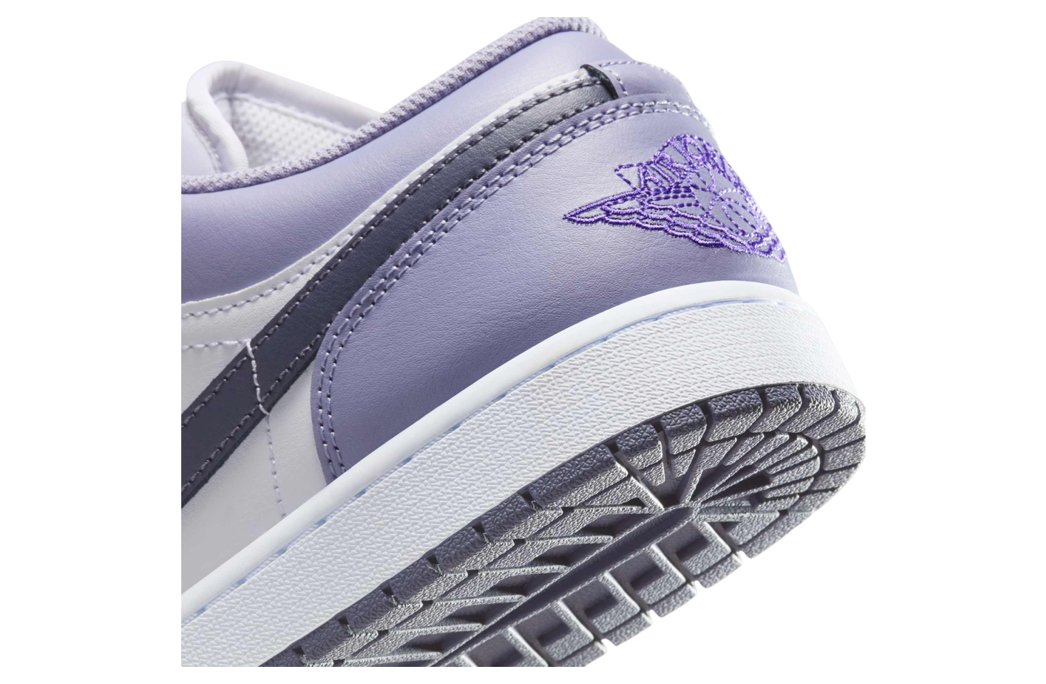 Air Jordan 1 Low White / Purple