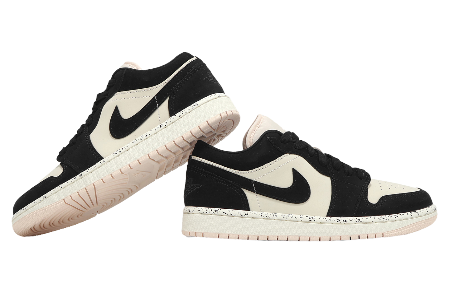 Air Jordan 1 Low Wmns Black / Black Guava Ice Sail